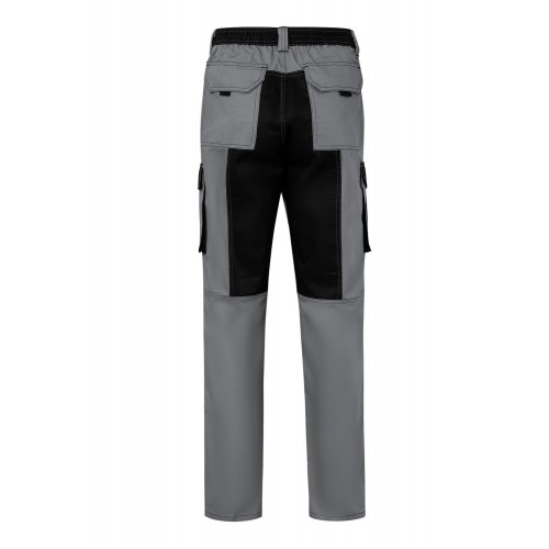 103020B.PANTALÓN BICOLOR GRIS/NEGRO 52