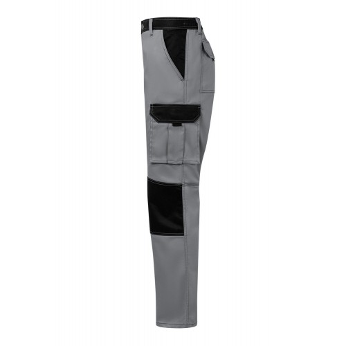 103020B.PANTALÓN BICOLOR GRIS/NEGRO 48