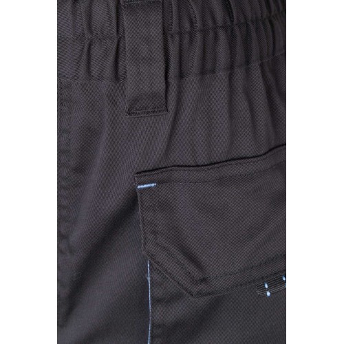 103024S.PANTALÓN STRETCH BICOLOR NEGRO/CELESTE 34