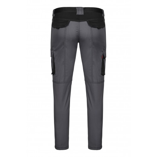 103031S.PANTALÓN STRETCH BICOLOR GRIS/NEGRO 54