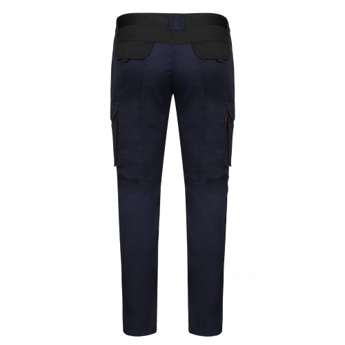 103031S.PANTALÓN STRETCH BICOLOR AZUL NAVY/NEGRO 50