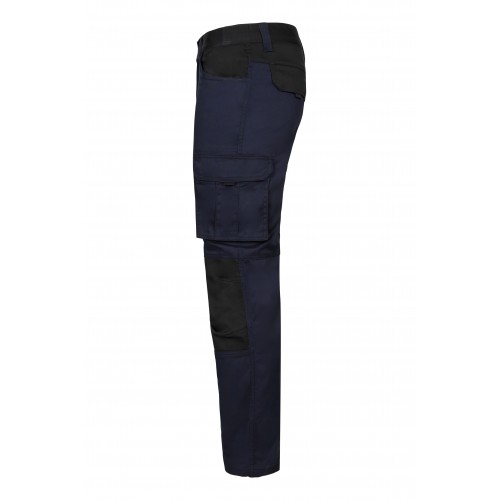 103031S.PANTALÓN STRETCH BICOLOR AZUL NAVY/NEGRO 46