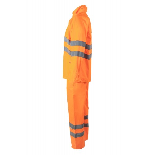 189.TRAJE LLUVIA AV NARANJA FLÚOR 2XL