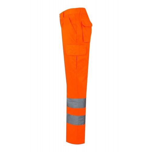 303006.PANTALÓN AV NARANJA FLÚOR 2XL