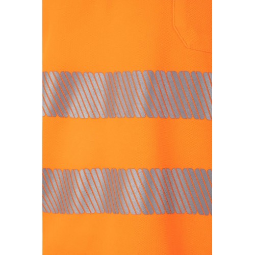 305522.POLO ALGODÓN MC RS NARANJA FLÚOR 2XL