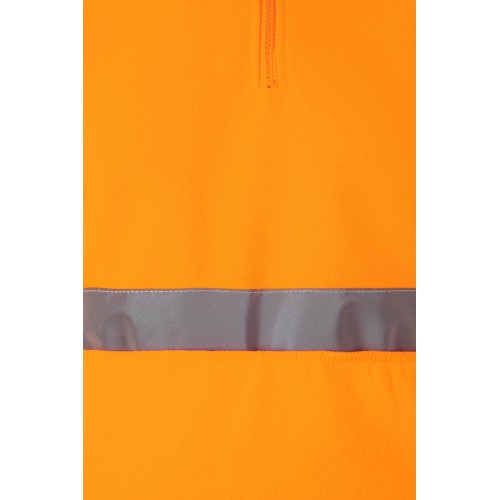 305702.SUDADERA CREMALLERA AV NARANJA FLÚOR 2XL