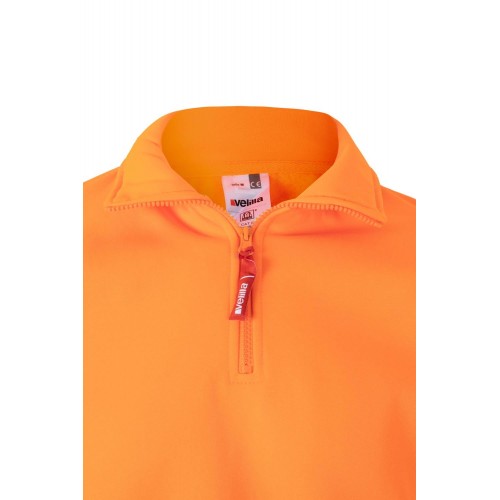 305704.SUDADERA CREMALLERA RS NARANJA FLÚOR 2XL