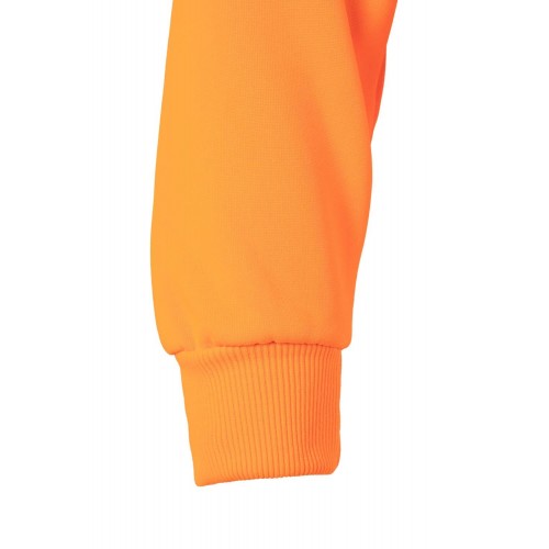 305704.SUDADERA CREMALLERA RS NARANJA FLÚOR 2XL