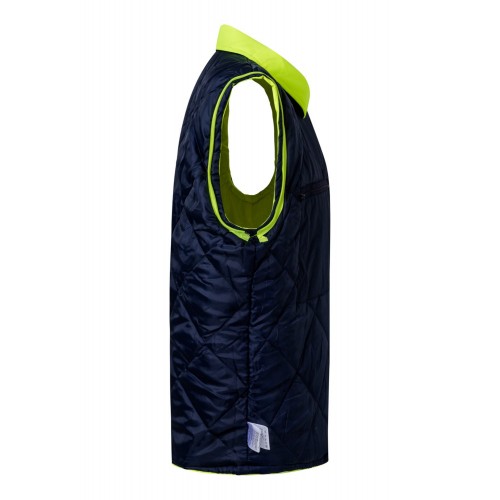 306003.PARKA 4EN1 BICOLOR AV AZUL MARINO/AMARILLO FLÚOR S