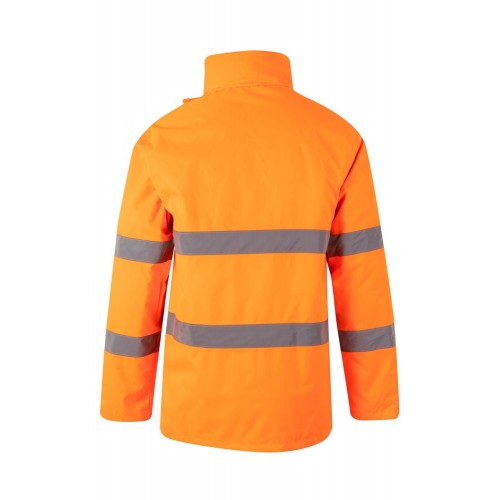 306004.PARKA AV NARANJA FLÚOR 2XL