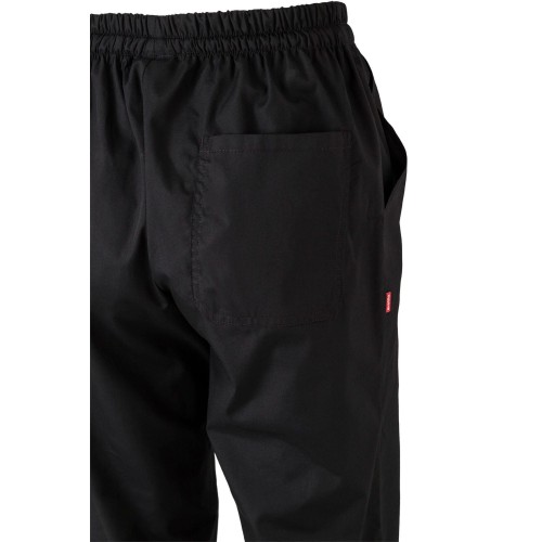 403006.PANTALÓN COCINA POPELÍN NEGRO 2XL