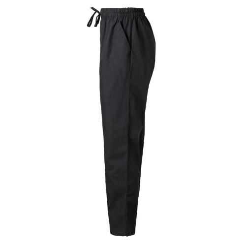 403006.PANTALÓN COCINA POPELÍN NEGRO 2XL