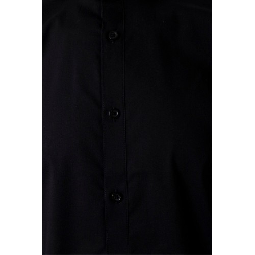 405012S.CAMISA STRETCH MC HOMBRE NEGRO 2XL