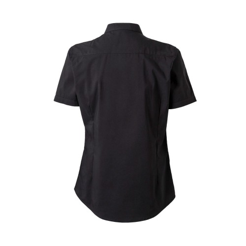 405014S.CAMISA STRETCH MC MUJER NEGRO 2XL