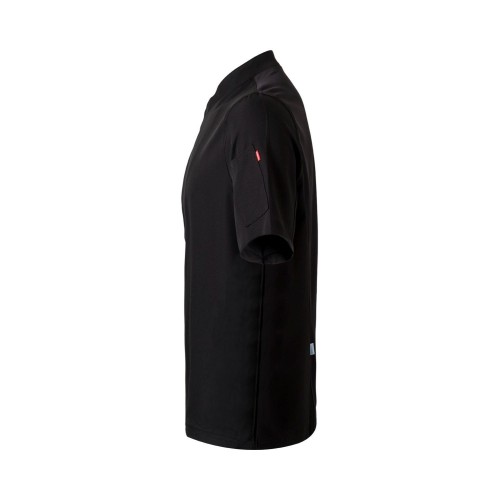 405209.CHAQUETA COCINA MICROFIBRA MC NEGRO 2XL