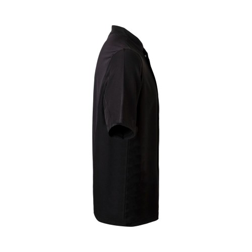 405209.CHAQUETA COCINA MICROFIBRA MC NEGRO 2XL