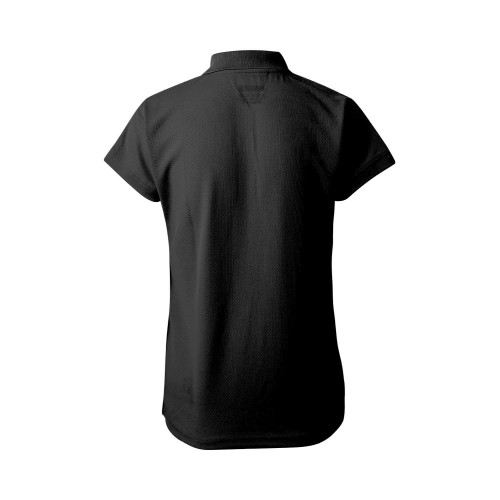 405503.POLO 100% POLIÉSTER MC MUJER NEGRO 2XL