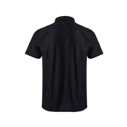 405504.POLO 100% POLIÉSTER MC HOMBRE NEGRO 2XL