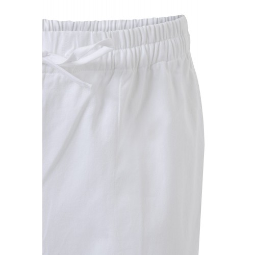 533005.PANTALÓN PIJAMA 100% ALGODÓN BLANCO 2XL