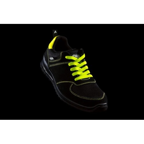 707004.ZAPATO S1P SRC LIBRE DE METAL NEGRO/ AMARILLO FLUOR 36