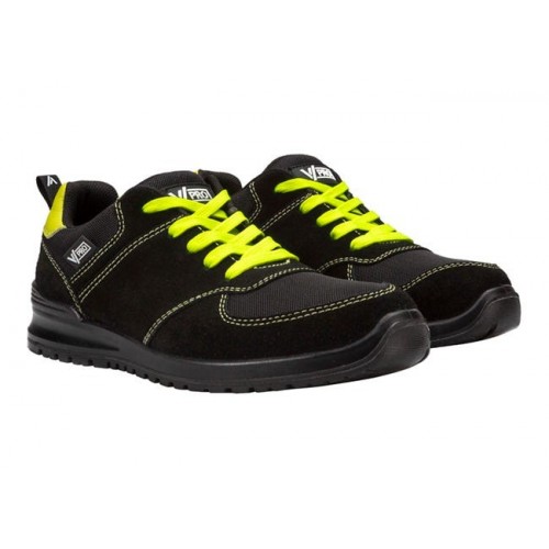 707004.ZAPATO S1P SRC LIBRE DE METAL NEGRO/ AMARILLO FLUOR 36