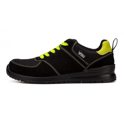 707004.ZAPATO S1P SRC LIBRE DE METAL NEGRO/ AMARILLO FLUOR 36