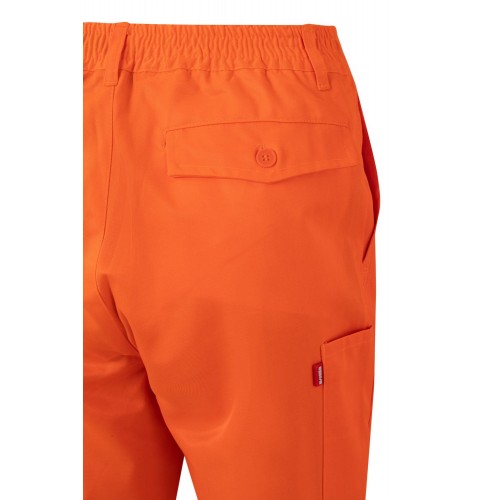 F160.PANTALÓN FORRADO AV NARANJA FLÚOR 2XL