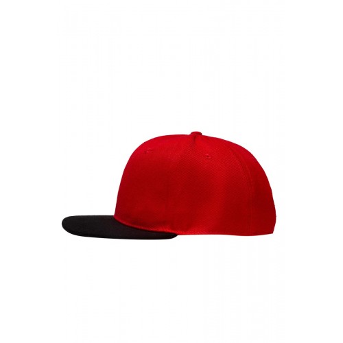 MCT600V.GORRA 6 PANELES RED/BLACK U