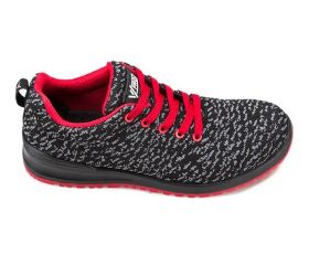 707001.ZAPATO S1P SRC LIBRE DE METAL NEGRO/ROJO 36