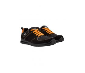 707004C.ZAPATO S1P ESD SRC METAL FREE NEGRO/NARANJA FLÚOR 35