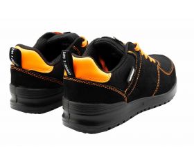 707004C.ZAPATO S1P ESD SRC METAL FREE NEGRO/NARANJA FLÚOR 35