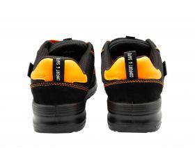 707004C.ZAPATO S1P ESD SRC METAL FREE NEGRO/NARANJA FLÚOR 35