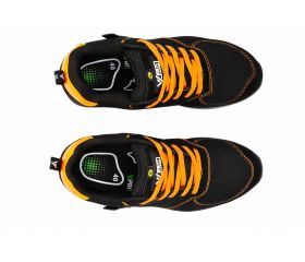 707004C.ZAPATO S1P ESD SRC METAL FREE NEGRO/NARANJA FLÚOR 35