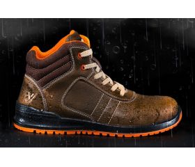 707006.BOTA S3 SRC LIBRE DE METAL MARRÓN/NARANJA 36