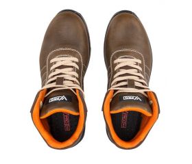 707006.BOTA S3 SRC LIBRE DE METAL MARRÓN/NARANJA 36