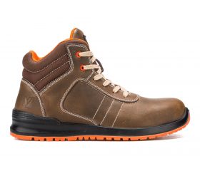 707006.BOTA S3 SRC LIBRE DE METAL MARRÓN/NARANJA 36