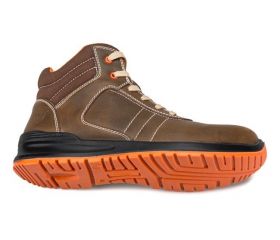 707006.BOTA S3 SRC LIBRE DE METAL MARRÓN/NARANJA 36