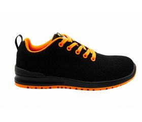 707007C.ZAPATO S1P ESD SRC METAL FREE NEGRO/NARANJA 35