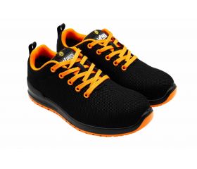 707007C.ZAPATO S1P ESD SRC METAL FREE NEGRO/NARANJA 35