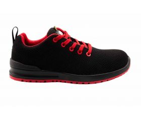 707007R.ZAPATO S1P ESD SRC METAL FREE NEGRO/ROJO 35