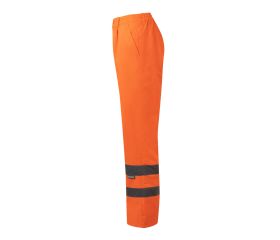 F160.PANTALÓN FORRADO AV NARANJA FLÚOR 2XL