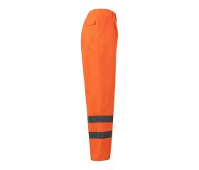 F160.PANTALÓN FORRADO AV NARANJA FLÚOR 2XL