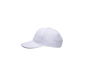 MCT200V.GORRA 5 PANELES WHITE/NAVY U