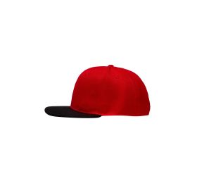 MCT600V.GORRA 6 PANELES RED/BLACK U