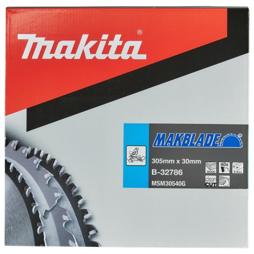 B-32786 Disco sierra circular , Makblade T.C.T, 305 x 30 mm, 40 D