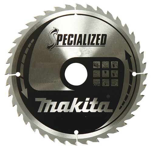 B-33021 Disco sierra circular , Specialized T.C.T, 20 x 165 mm, 56T