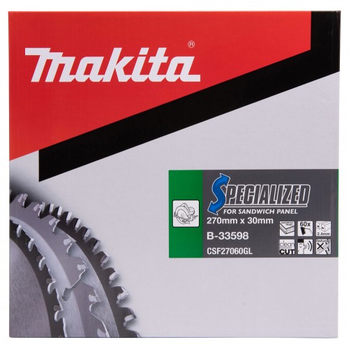 B-33598 Disco sierra circular , Specialized T.C.T, 270 x 30 mm, 60 D