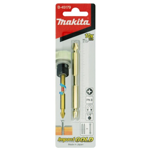 B-45179 Punta doble Impact Gold, PH3, 90 mm