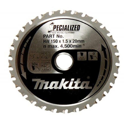 B-47036 Disco sierra circular , Specialized T.C.T, 150 x 20 mm, 32 D