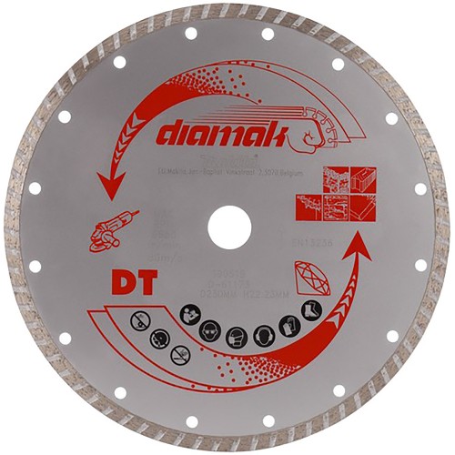 D-61173 Disco de diamante Diamak 230 x 22,23 mm